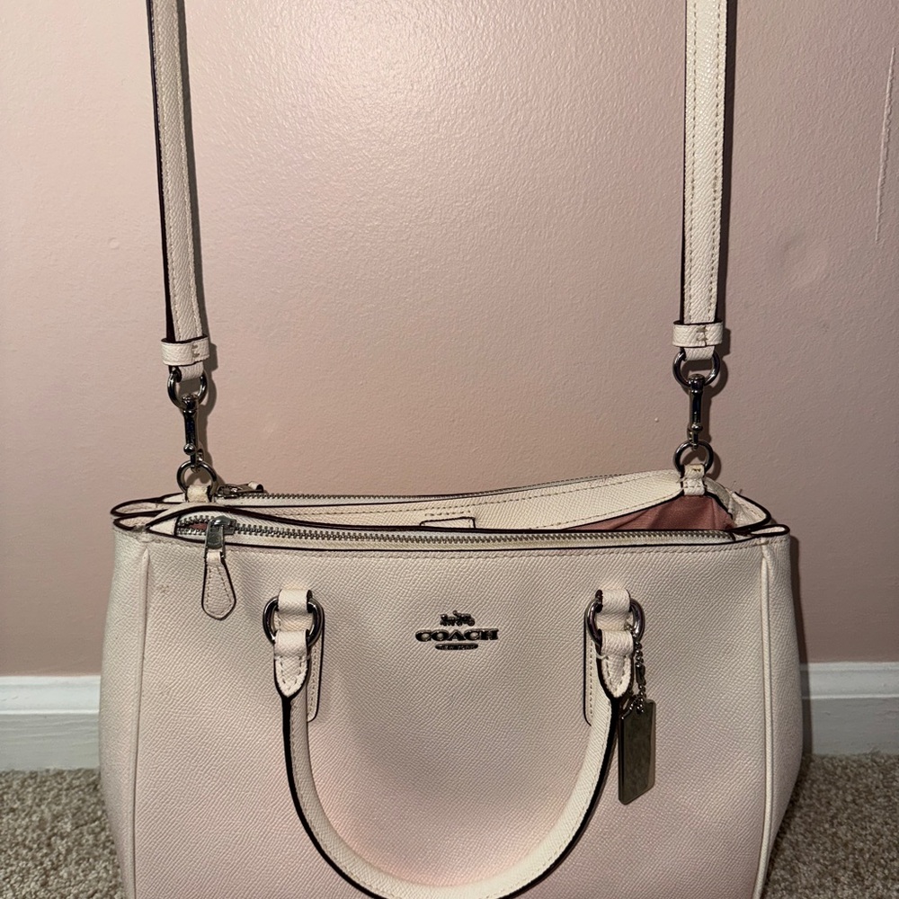 Coach Light Pink Satchel with matching wallet